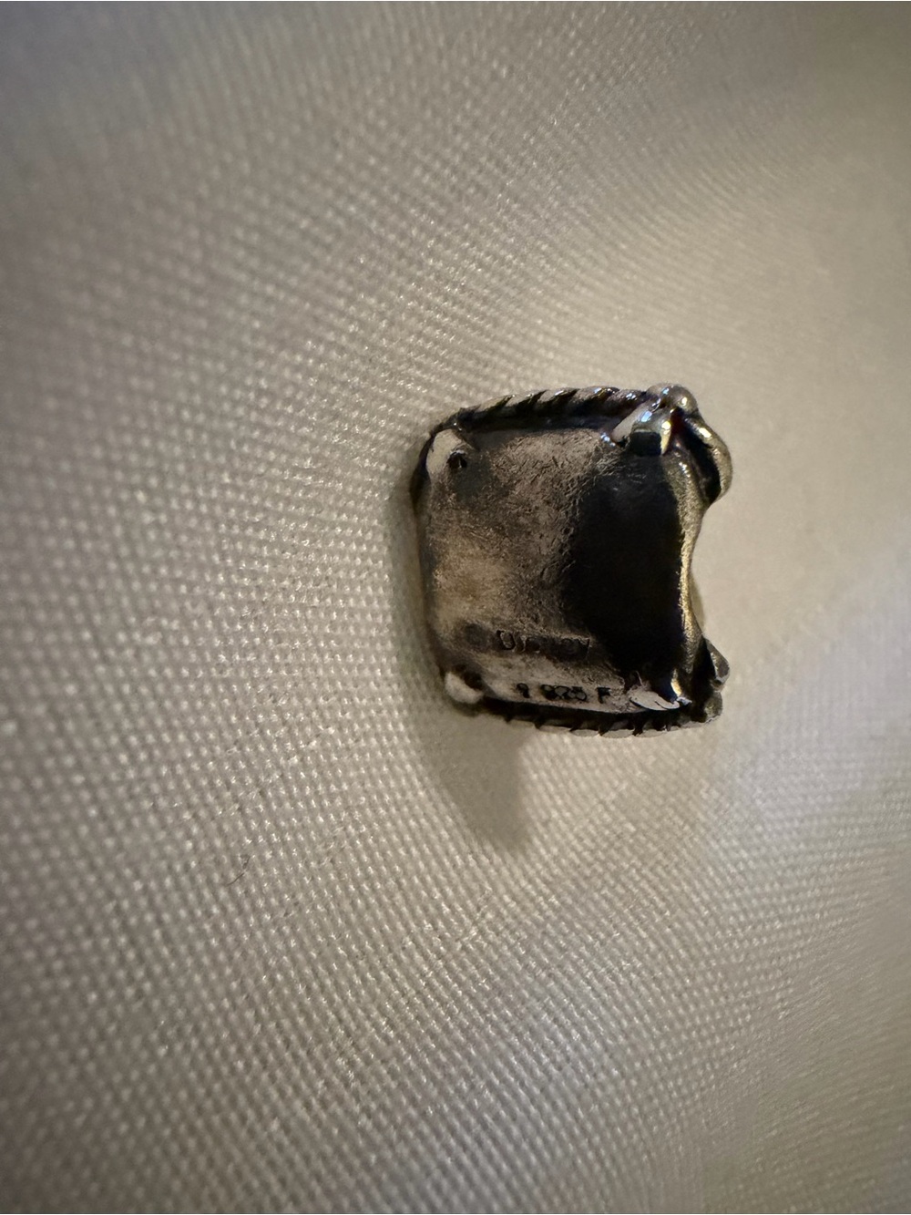 Pandora Disney Sterling Silver Cinderella’s Slipper on Pillow Charm - Picture 3 of 3